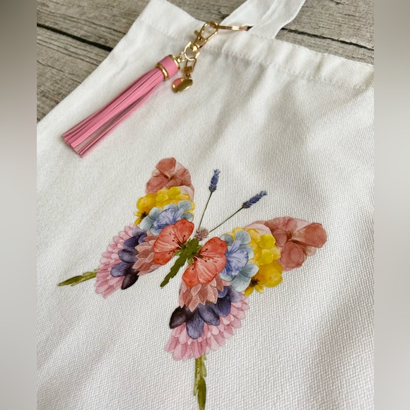 NWT. Set of bag + keychain/bag charm. Tote bag with removable keychain/bag charm - Picture 4 of 8